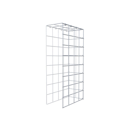 Fourche rapportée type 4 80 cm x 40 cm x 20 cm (L x H x P), mailles 10 cm x 10 cm, anneau C