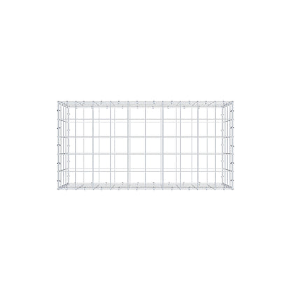 Gabion 100 cm x 40 cm x 50 cm (L x H x P), mailles 10 cm x 10 cm, anneau en C