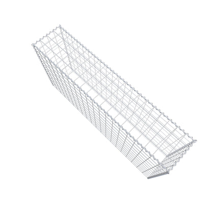 Gabião tipo 3 200 cm x 100 cm x 40 cm (C x A x P), malhagem 10 cm x 10 cm, espiral