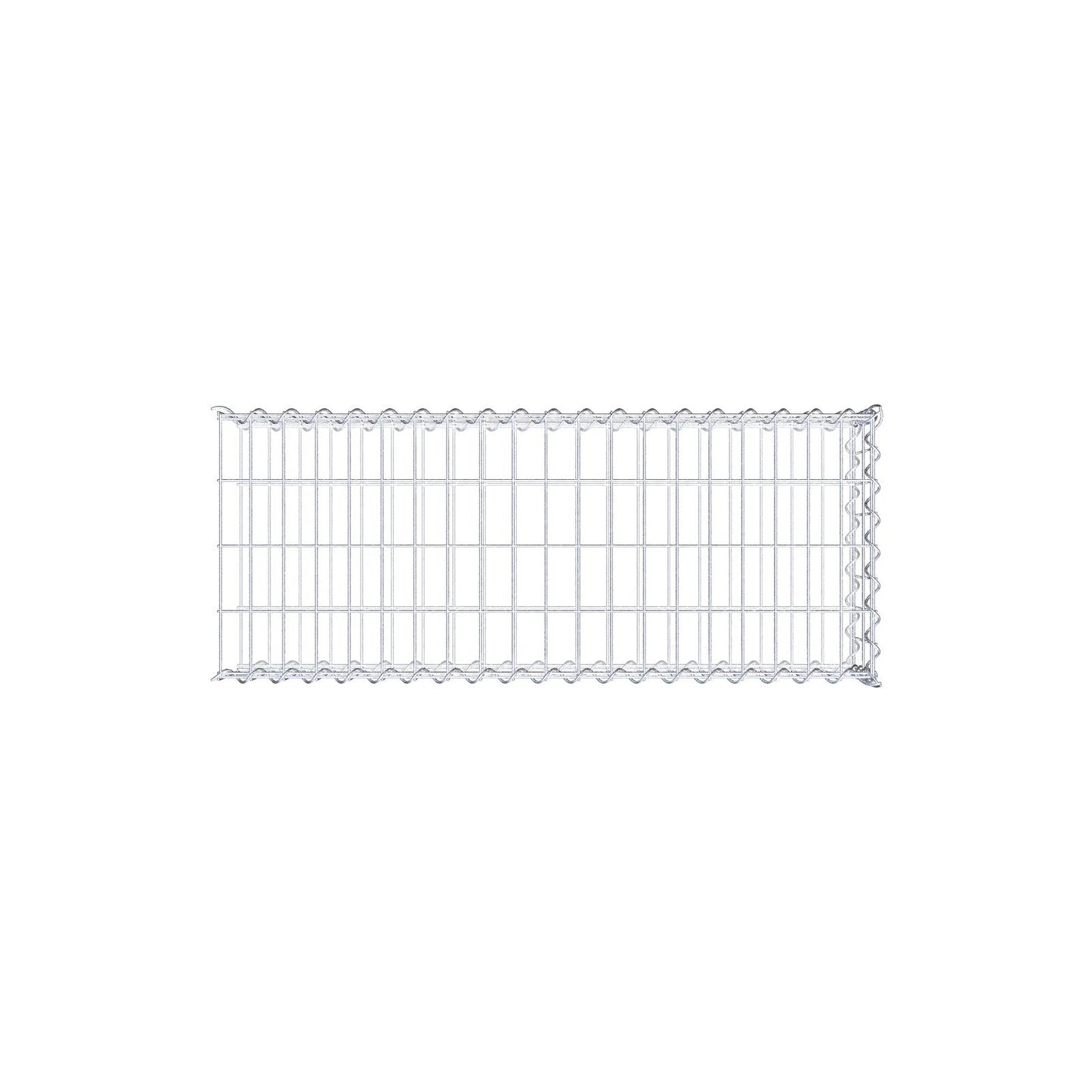 Gabião tipo 2 100 cm x 20 cm x 40 cm (C x A x P), malhagem 5 cm x 10 cm, espiral