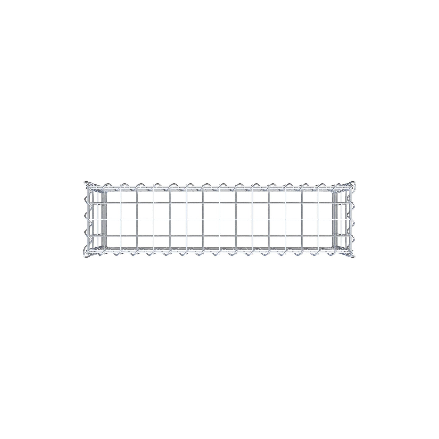 Grown-on gabion type 3 80 cm x 40 cm x 20 cm (L x H x D), mesh size 5 cm x 10 cm, spiral