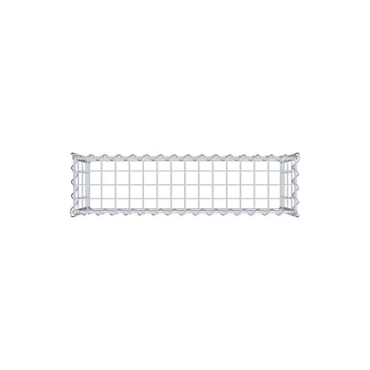 Grown-on gabion type 3 80 cm x 40 cm x 20 cm (L x H x D), mesh size 5 cm x 10 cm, spiral