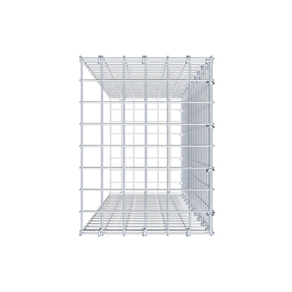 Gabbione aggiuntivo di tipo 2 100 cm x 30 cm x 40 cm (L x H x P), maglia 5 cm x 5 cm, anello a C