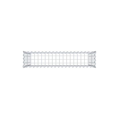 Opvokset gabion type 3 100 cm x 70 cm x 20 cm (L x H x D), maskestørrelse 5 cm x 10 cm, spiral