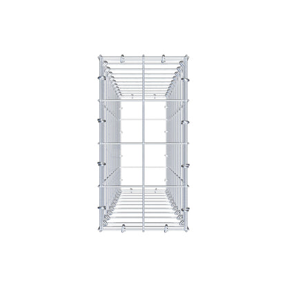 Gabion 100 cm x 20 cm x 40 cm (L x H x D), maskstorlek 10 cm x 10 cm, C-ring