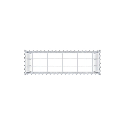 Grown-on gabion type 3 100 cm x 60 cm x 30 cm (L x H x D), mesh size 10 cm x 10 cm, spiral