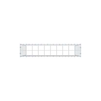 Type 3 oplegkorf 100 cm x 70 cm x 20 cm (L x H x D), maaswijdte 10 cm x 10 cm, C-ring