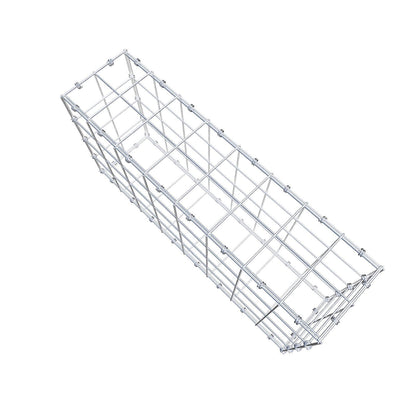 Gabione 80 cm x 40 cm x 20 cm (L x H x T), Maschenweite 10 x 10 cm, Spiralring