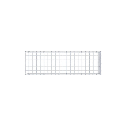 Monteret gabion type 4 100 cm x 20 cm x 30 cm (L x H x D), maskestørrelse 5 cm x 5 cm, C-ring