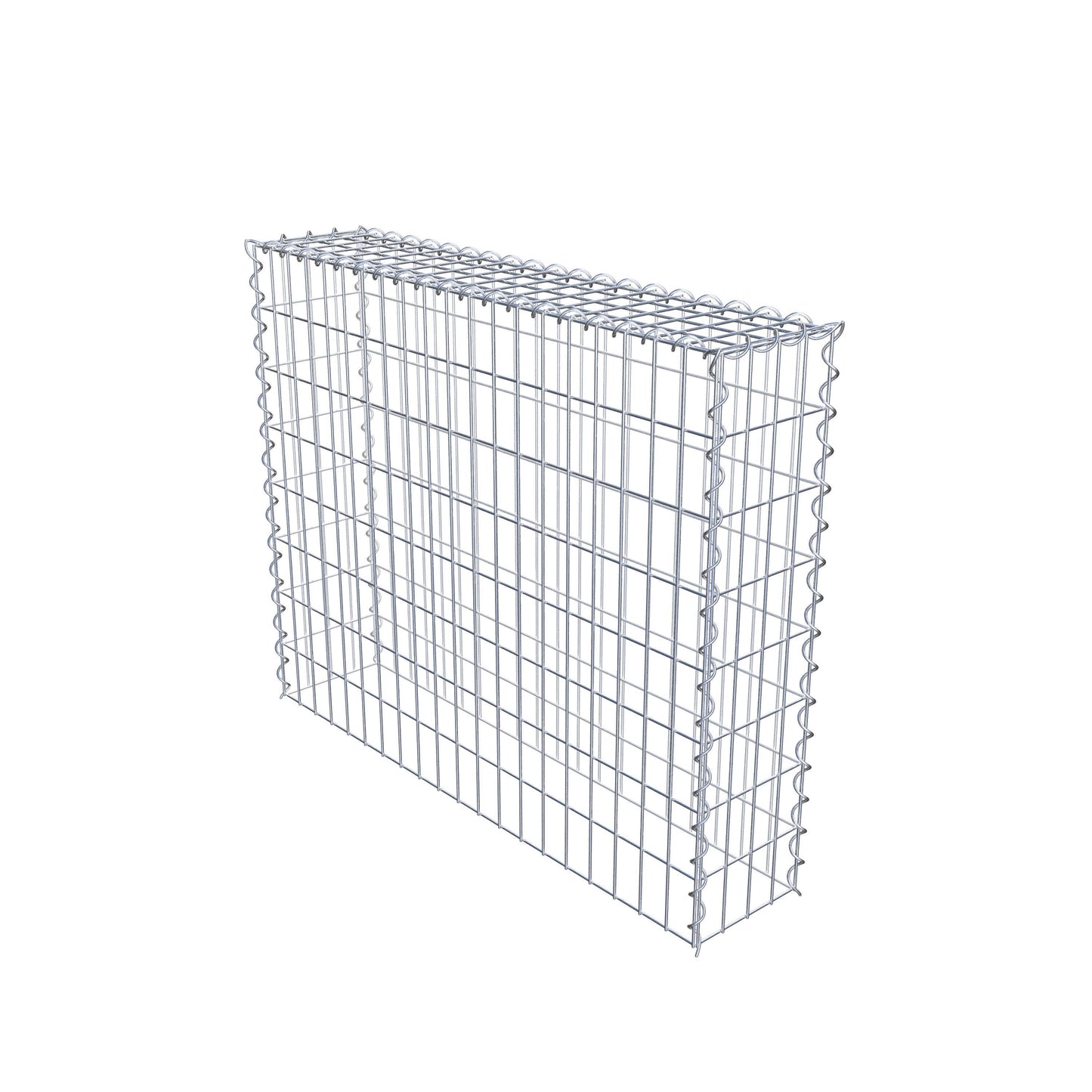 Add-on schanskorf type 3 100 cm x 80 cm x 20 cm (L x H x D), maaswijdte 5 cm x 10 cm, spiraalvormig