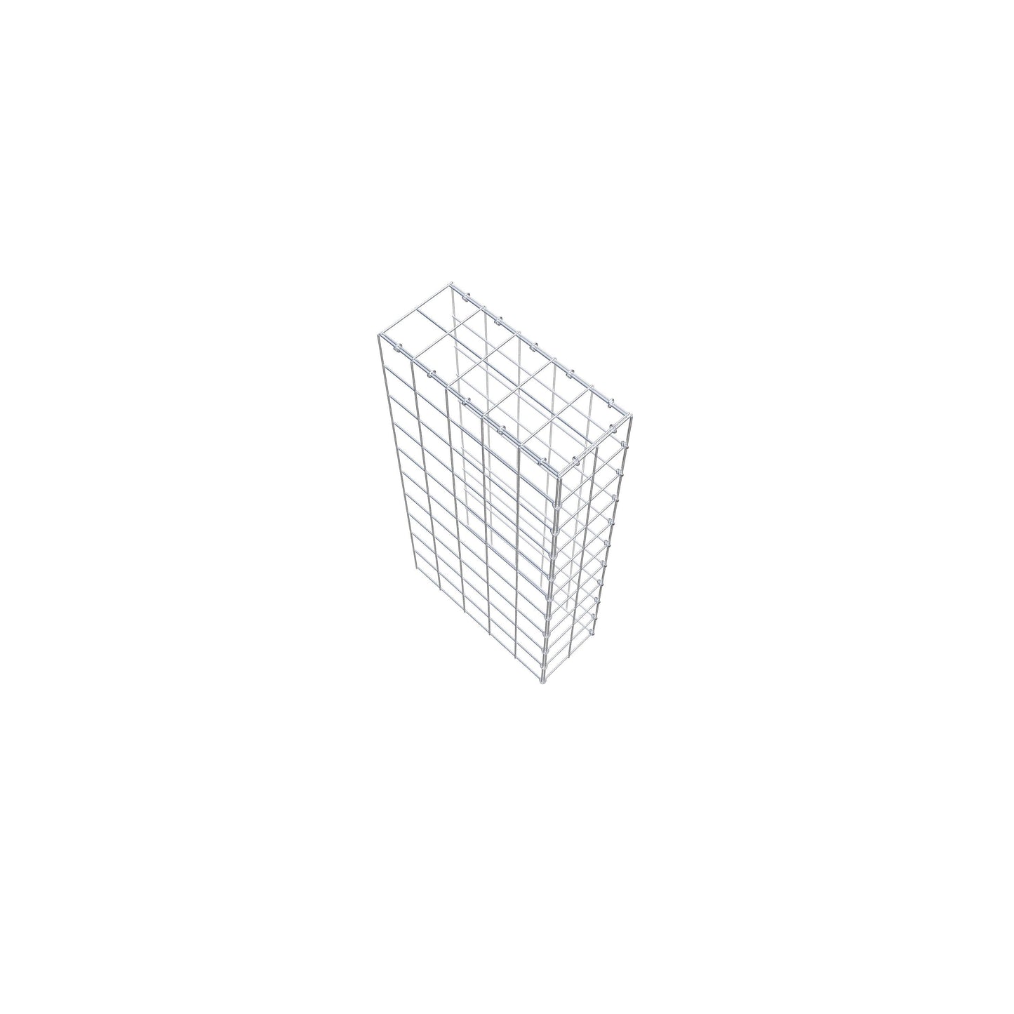 Fourche rapportée type 4 100 cm x 50 cm x 20 cm (L x H x P), mailles 10 cm x 10 cm, anneau C