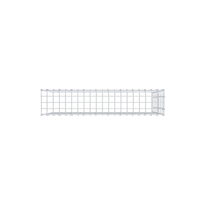 Gabbione aggiuntivo di tipo 4 100 cm x 70 cm x 20 cm (L x H x P), maglia 5 cm x 10 cm, anello a C