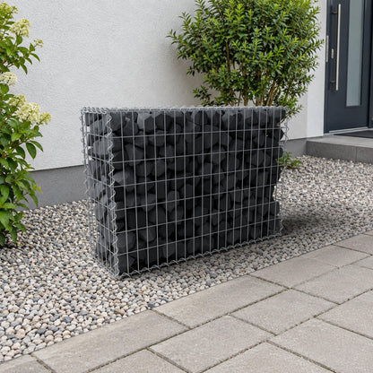 Gabion 100 cm x 70 cm x 30 cm (L x H x D), mesh size 5 cm x 10 cm, spiral
