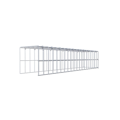 Fourche rapportée type 4 100 cm x 20 cm x 20 cm (L x H x P), mailles 5 cm x 10 cm, anneau C