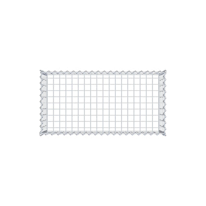 Gabbione aggiuntivo tipo 3 100 cm x 30 cm x 50 cm (L x H x P), dimensione maglia 5 cm x 10 cm, a spirale