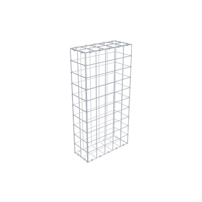 Gabion 100 cm x 20 cm x 50 cm (L x H x D), maskstorlek 10 cm x 10 cm, C-ring