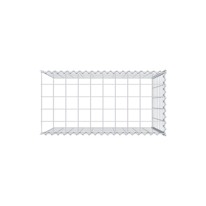 Gabion rapporté type 4 100 cm x 80 cm x 50 cm (L x H x P), mailles 10 cm x 10 cm, spirale