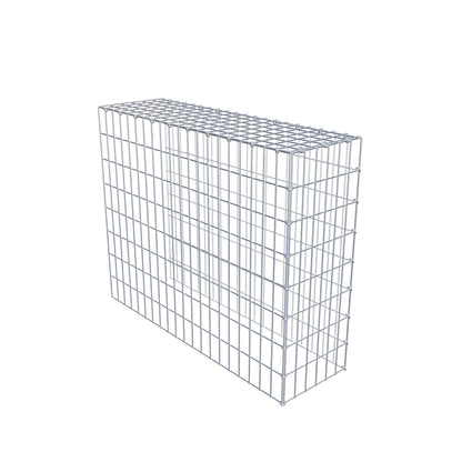 Extra gabion typ 4 100 cm x 80 cm x 30 cm (L x H x D), maskstorlek 5 cm x 10 cm, C-ring