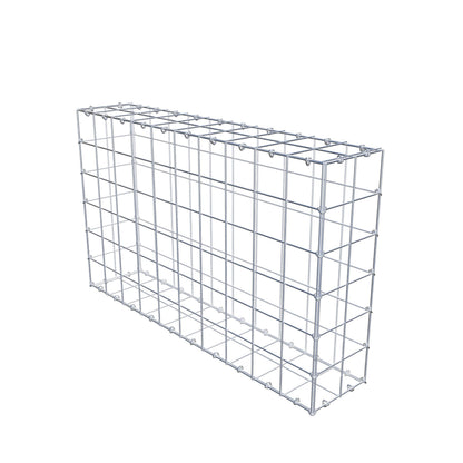 Gabion 100 cm x 60 cm x 20 cm (L x H x P), mailles 10 cm x 10 cm, anneau en C