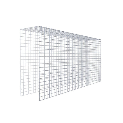 Fourche rapportée type 4 200 cm x 100 cm x 40 cm (L x H x P), mailles 5 cm x 5 cm, anneau C