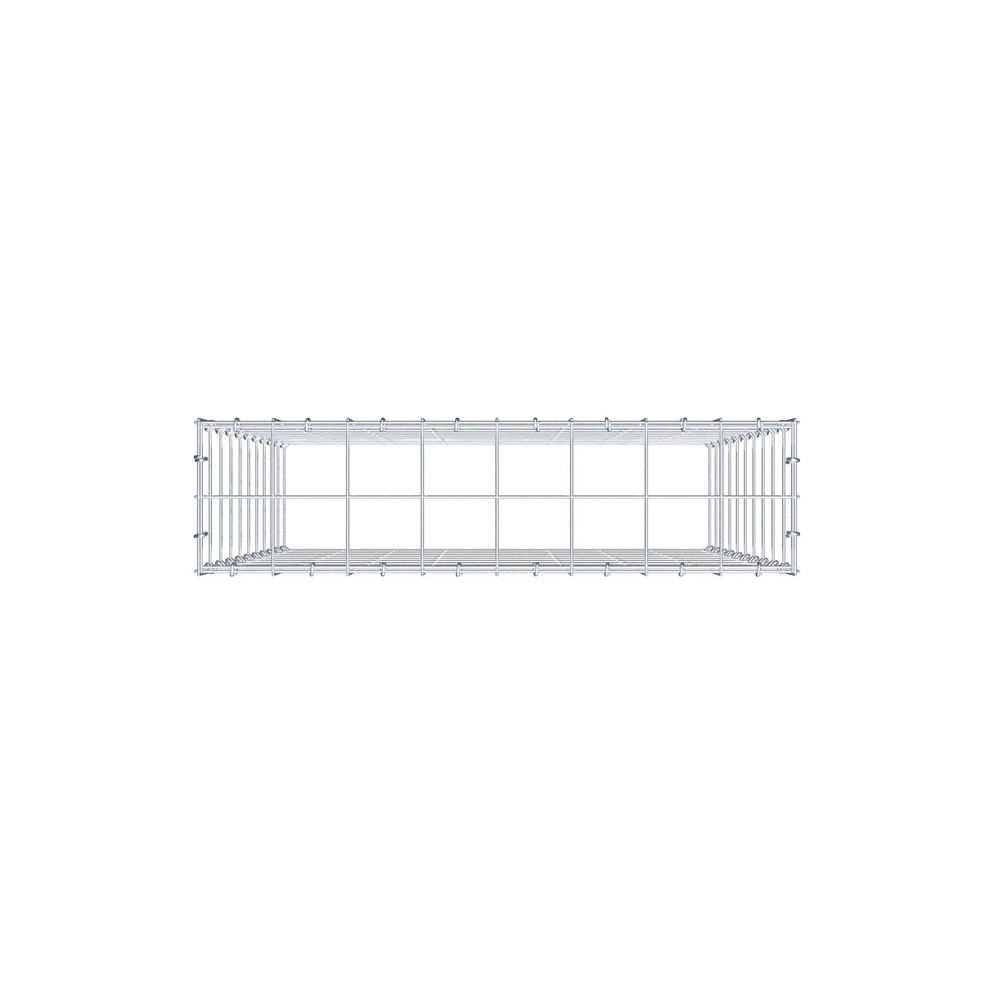Fourche rapportée type 3 100 cm x 80 cm x 20 cm (L x H x P), mailles 10 cm x 10 cm, anneau C