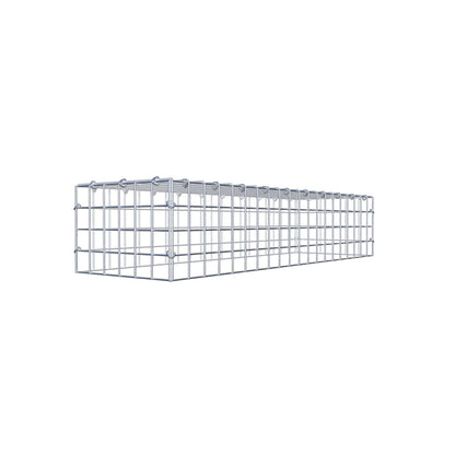 Fourche rapportée type 3 100 cm x 20 cm x 30 cm (L x H x P), maille 5 cm x 5 cm, anneau en C