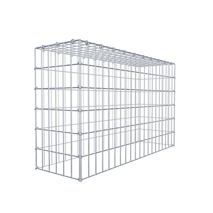 Fourche rapportée type 3 100 cm x 60 cm x 30 cm (L x H x P), mailles 5 cm x 10 cm, anneau C