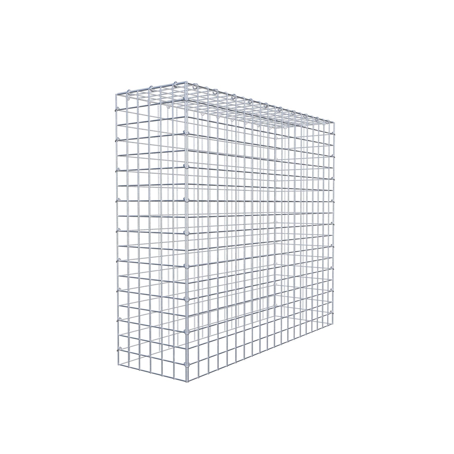 Fourche rapportée type 3 100 cm x 90 cm x 30 cm (L x H x P), mailles 5 cm x 5 cm, anneau en C