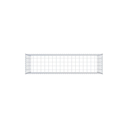 Gabion rapporté type 3 200 cm x 100 cm x 50 cm (L x H x P), mailles 10 cm x 10 cm, spirale