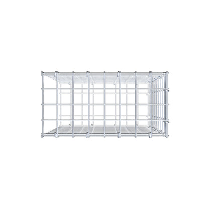 Fourche rapportée type 2 50 cm x 40 cm x 20 cm (L x H x P), mailles 5 cm x 5 cm, anneau C