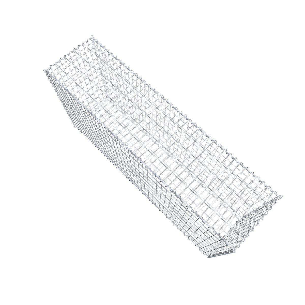 Schanskorf 200 cm x 100 cm x 50 cm (L x H x D), maaswijdte 5 cm x 10 cm, spiraalvormig