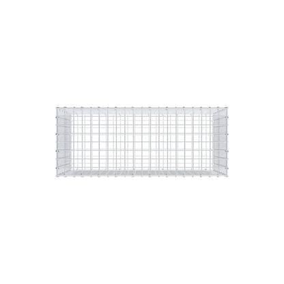 Gabion 100 cm x 60 cm x 40 cm (L x H x D), maskestørrelse 5 cm x 5 cm, C-ring