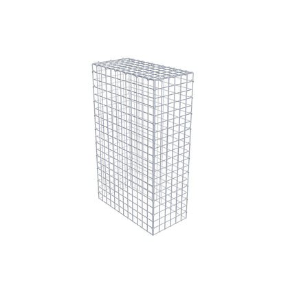 Fourche rapportée type 3 100 cm x 60 cm x 30 cm (L x H x P), maille 5 cm x 5 cm, anneau en C