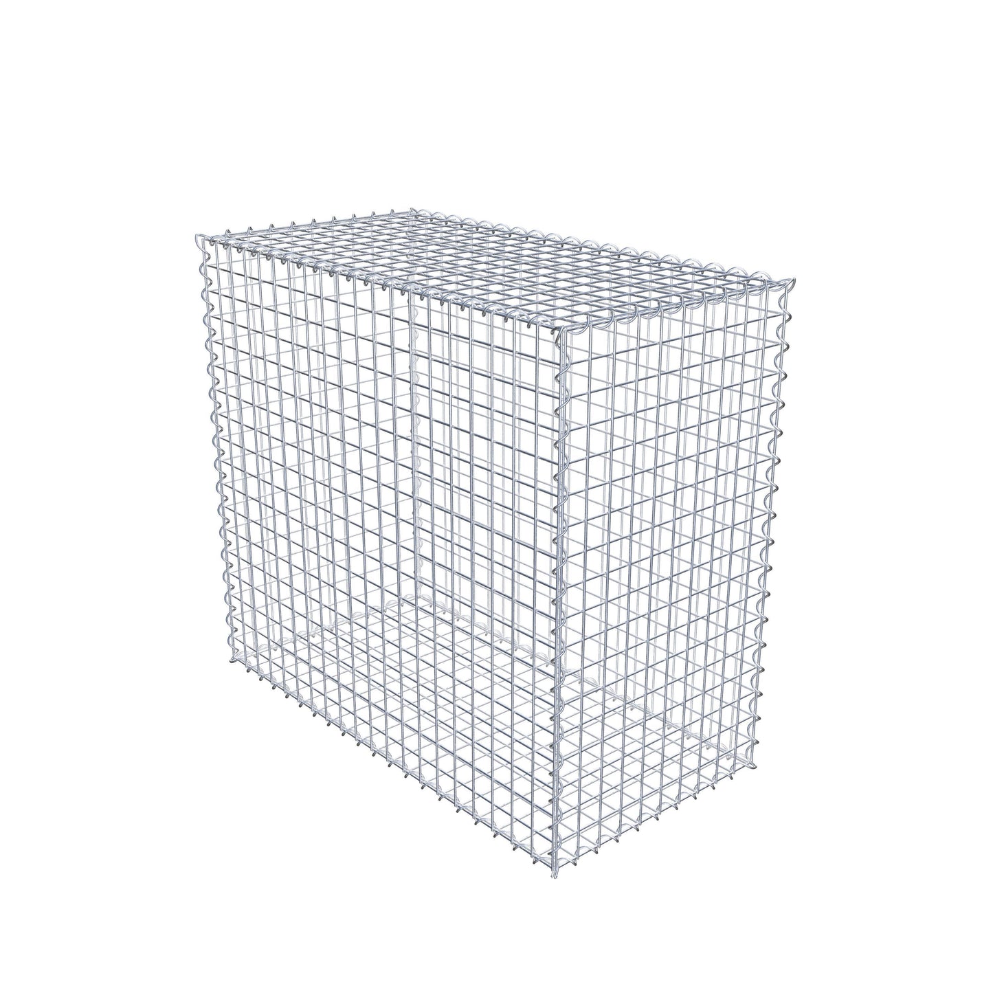 Gabion 100 cm x 90 cm x 50 cm (L x H x D), maskstorlek 5 cm x 5 cm, spiral