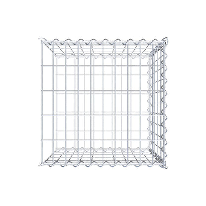 Gabion rapporté type 2 50 cm x 50 cm x 50 cm (L x H x P), mailles 5 cm x 10 cm, spirale