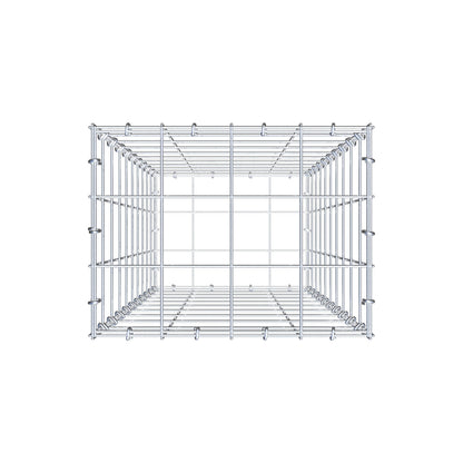 Gabião 100 cm x 40 cm x 30 cm (C x A x P), malhagem 10 cm x 10 cm, anel C