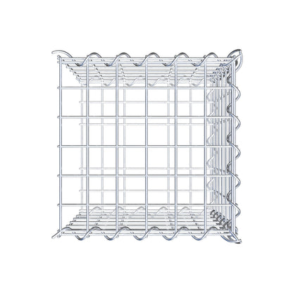 Gabion rapporté type 2 30 cm x 30 cm x 30 cm (L x H x P), mailles 5 cm x 5 cm, spirale