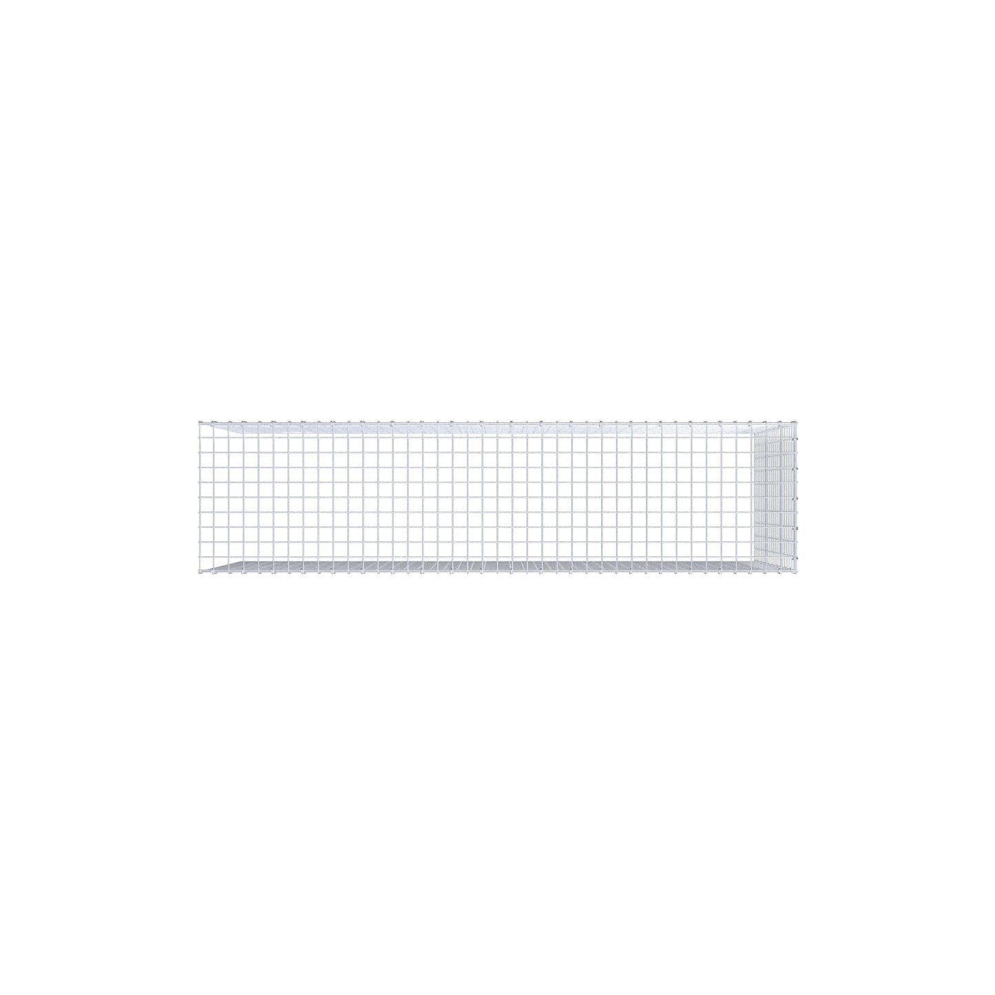 Anbaugabione Typ 4 200 cm x 100 cm x 50 cm (L x H x T), Maschenweite 5 cm x 5 cm, C-Ring