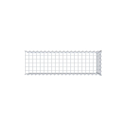Grown-on gabion type 4 100 cm x 40 cm x 30 cm (L x H x D), mesh size 5 cm x 5 cm, spiral