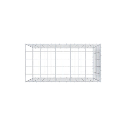 Fourche rapportée type 2 100 cm x 80 cm x 50 cm (L x H x P), mailles 10 cm x 10 cm, anneau en C