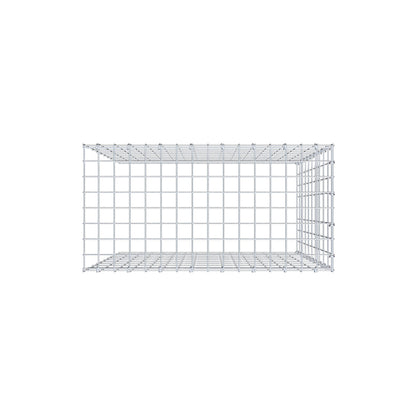 Fourche rapportée type 4 100 cm x 80 cm x 40 cm (L x H x P), maille 5 cm x 10 cm, anneau en C