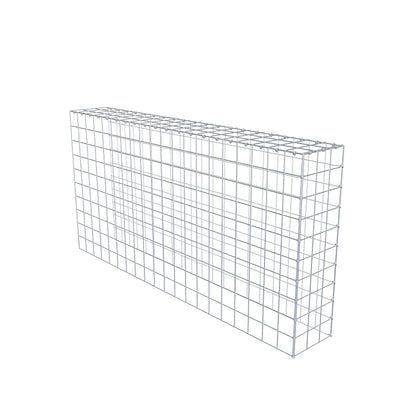 Fourche rapportée type 4 200 cm x 100 cm x 30 cm (L x H x P), mailles 10 cm x 10 cm, anneau en C