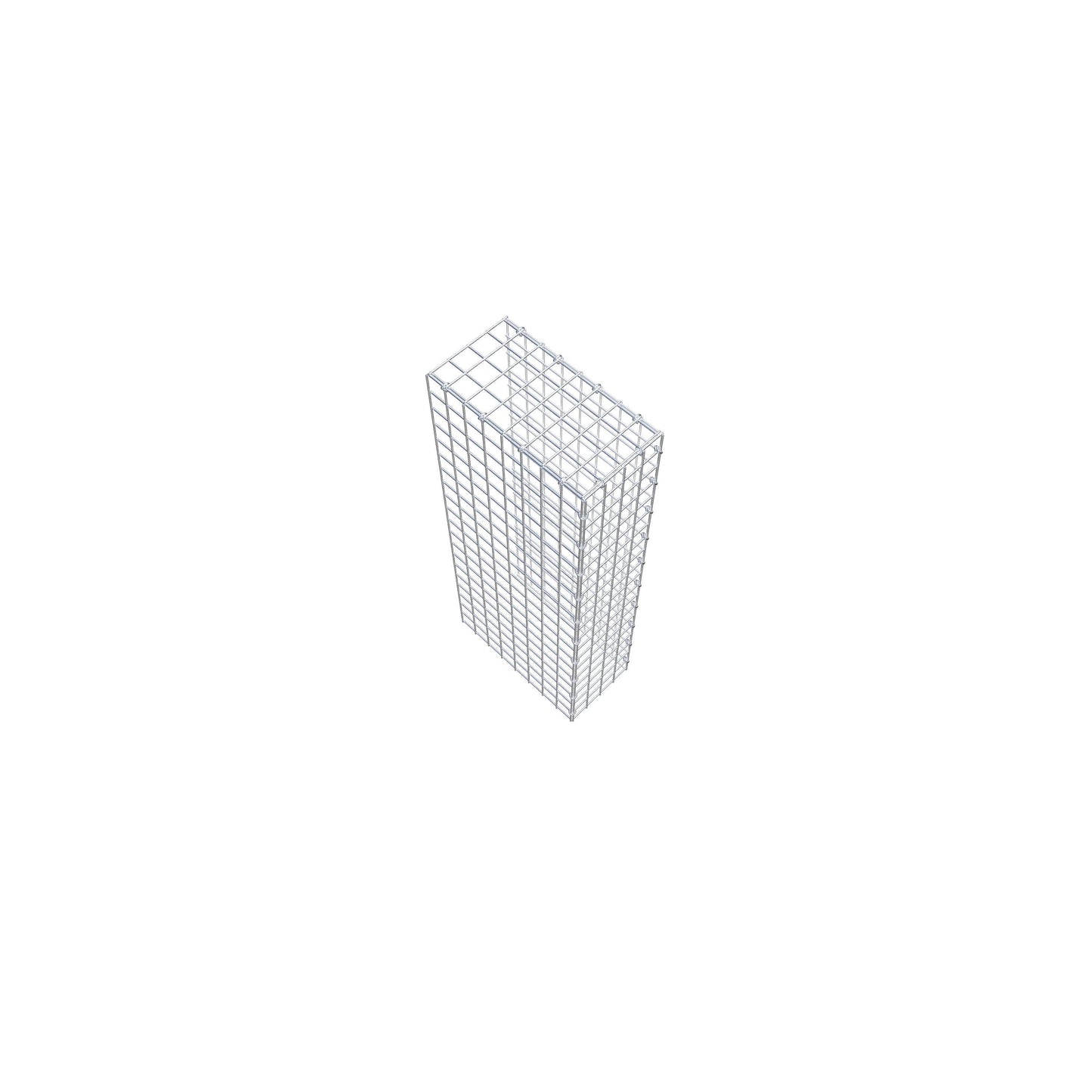 Fourche rapportée type 4 100 cm x 40 cm x 20 cm (L x H x P), mailles 5 cm x 5 cm, anneau C