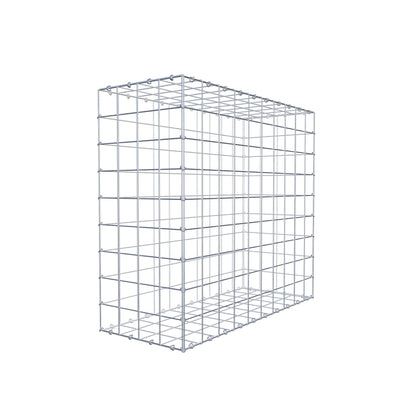 Gabion 100 cm x 90 cm x 40 cm (L x H x D), mesh size 10 cm x 10 cm, C-ring