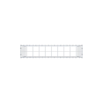 Fourche rapportée type 3 100 cm x 60 cm x 20 cm (L x H x P), mailles 10 cm x 10 cm, anneau C