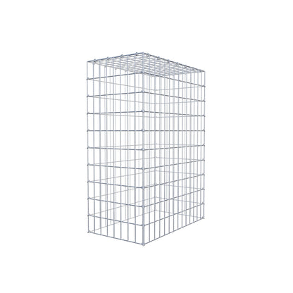 Anbaugabione Typ 3 100 cm x 70 cm x 40 cm (L x H x T), Maschenweite 5 cm x 10 cm, C-Ring