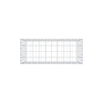 Gabion 100 cm x 60 cm x 40 cm (L x H x D), maskestørrelse 10 cm x 10 cm, C-ring