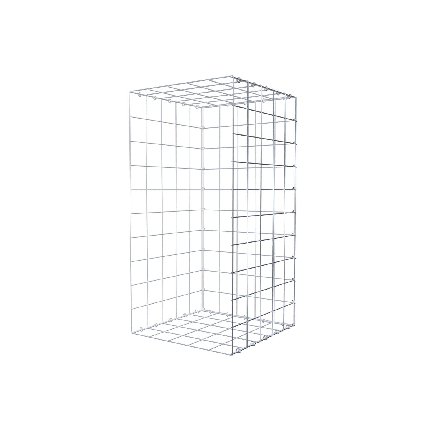 Pile aggiuntivo tipo 2 100 cm x 50 cm x 50 cm (L x H x P), maglia 10 cm x 10 cm, anello a C