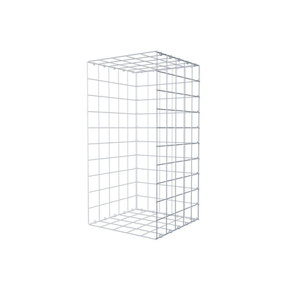 Pile aggiuntivo tipo 2 100 cm x 50 cm x 50 cm (L x H x P), maglia 10 cm x 10 cm, anello a C