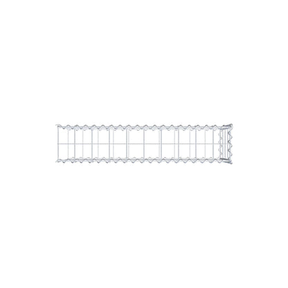 Gabbione aggiuntivo tipo 2 100 cm x 40 cm x 20 cm (L x A x P), maglia 10 cm x 10 cm, spirale